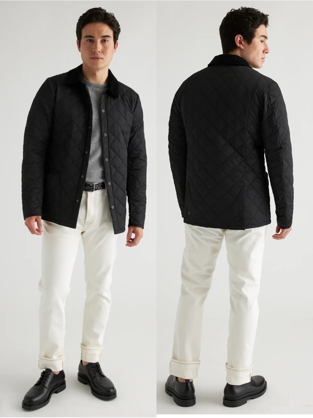 Quince | Men’s Featherless Quilted Jacket in Black Medium